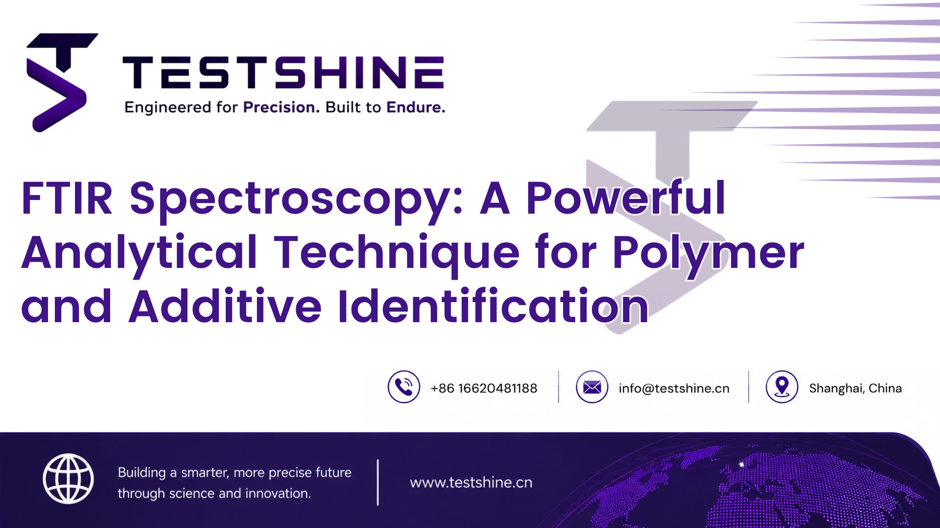 FTIR spectrometer used for polymer and additive identification