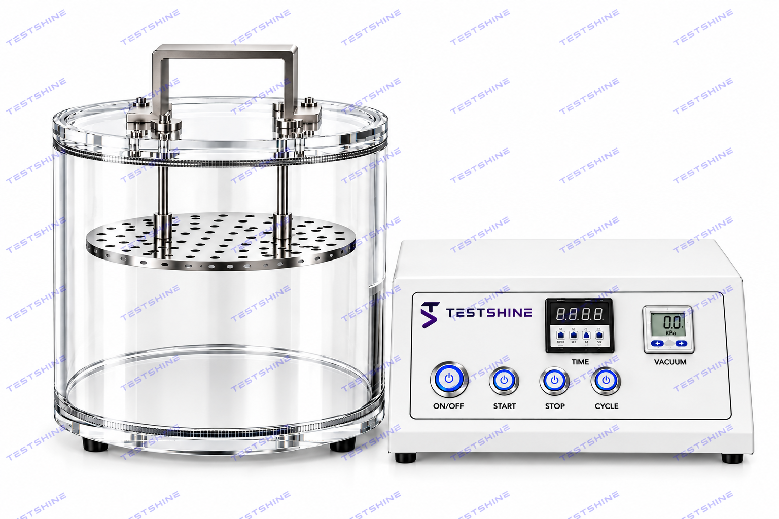 Leakage Tester (Cylindrical Vacuum Chamber) view 2