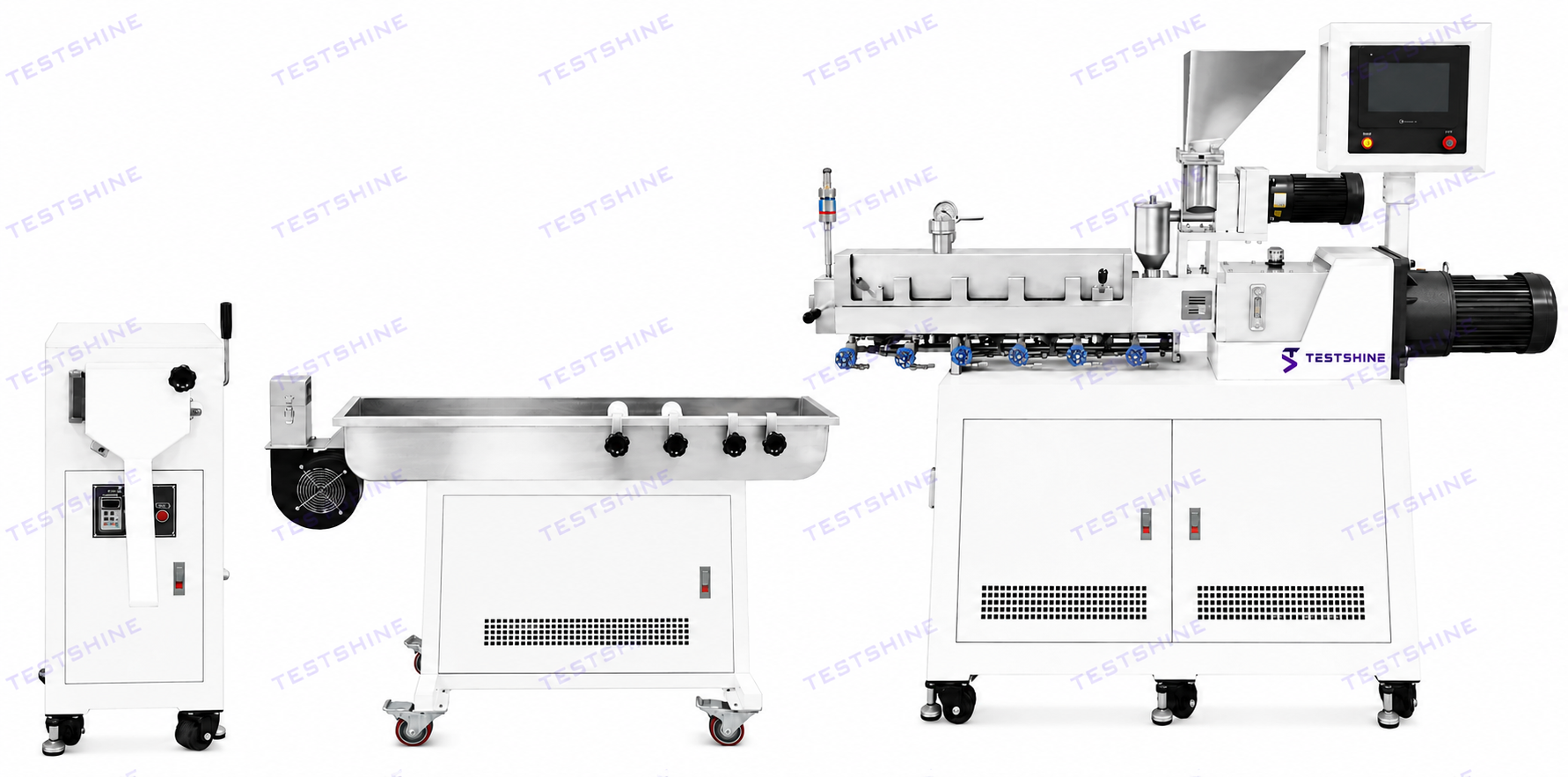 Laboratory Twin-Screw Granulation Line view 2