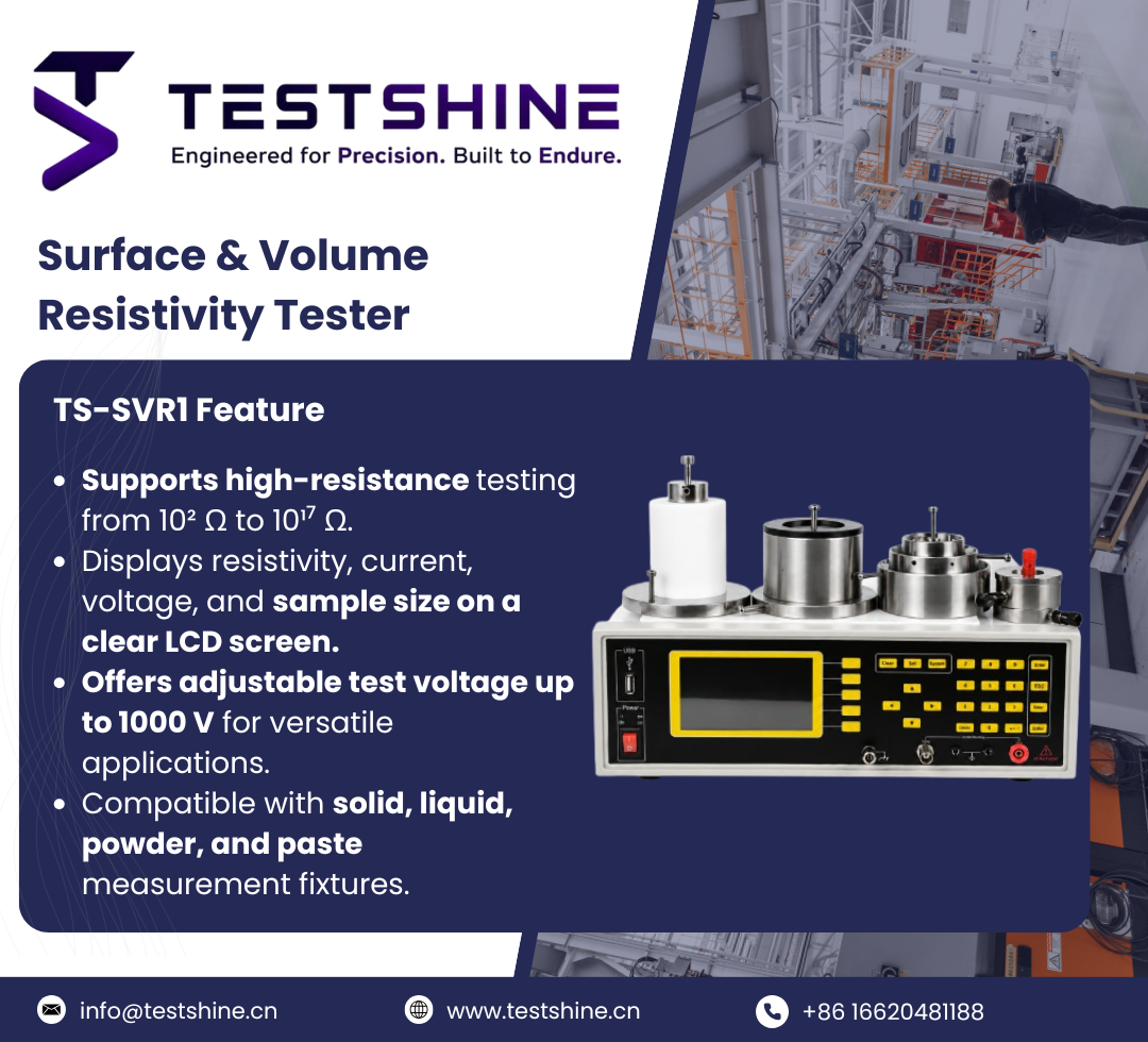 Surface & Volume Resistivity Tester